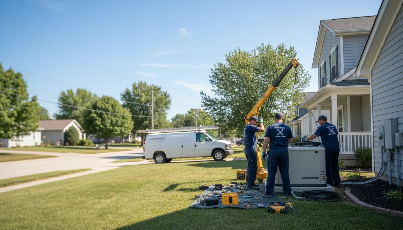 Generator Installation in Illiopolis, IL near me